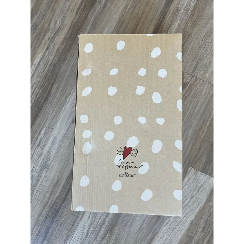 FINAL CLEARANCE Sandra Magsamen By Silvestri BEE HAPPY ceramic vase in box‎